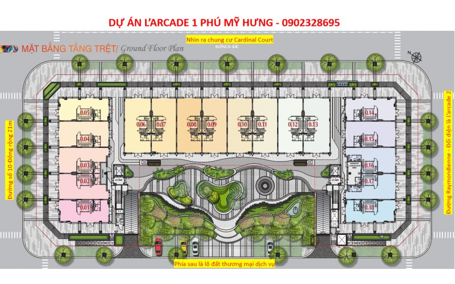 PHÁP LÝ DỰ ÁN L'ARCADE PHÚ MỸ HƯNG - SỞ HỮU ỔN ĐỊNH LÂU DÀI . MUA GIAI ĐOẠN 1 TRỰC TIẾP CHỦ ĐẦU TƯ